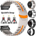Für Garmin Fenix 8 7X 6X Pro 5X Plus Tactix 7 Quick Fit Edelstahl Metall Armband