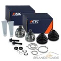 ATEC 2x GELENKSATZ ANTRIEBSWELLE RADSEITIG FÜR VW TRANSPORTER BUS T4