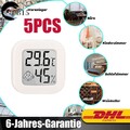 5X Thermometer Hygrometer digitales Mini LCD Innenräume luftfeuchtigkeitsmesser