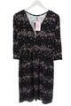 COMMA Langarmkleid Damen Kleid Gr. DE 34 schwarz-blau-braun Casual-Look
