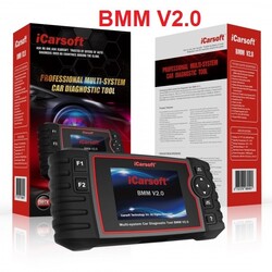 iCarsoft BMM V2.0 für BMW Mini OBD Diagnose Öl Service DPF EPB BMS Rückstellung Modell 2025 ! V34.00 Softwarestand !!! Kein altes Model