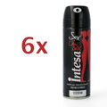 intesa unisex SEXTREME deodorant deo body spray 6x 125ml sixpack