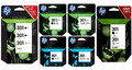 HP 301 / 301xl Druckerpatronen CH563EE CH564EE CH561EE CH562EE N9J72AE Original