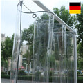 Transparente PVC-Gewächshausplane 2x3m faltbar Edelstahlösen für Zuhause
