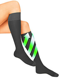 Kompressionsstrümpfe Stützstrümpfe Reisestrümpfe Reise Flug Kniestrümpfe Damen 