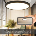 LED Deckenleuchte Flach 15W Badlampe 3 Sorten Weiß Schlafzimmer Küchen Ø22cm