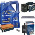 BOSCH Inspektionspaket 6L MANNOL Classic 10W-40 für Citroën C8 EA EB 3.0 V6