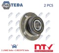 KLT-FT-016 RADLAGERSATZ RADLAGER SATZ HINTEN NTY 2PCS NEU OE QUALITÄT
