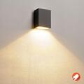 SLV 232435 QUAD XL 1 Wandleuchte LED IP44 3W 3000K eckig ant