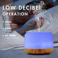 500 ml Ultraschall-Aromadiffusor Luftbefeuchter Fernbedienung Timer LED