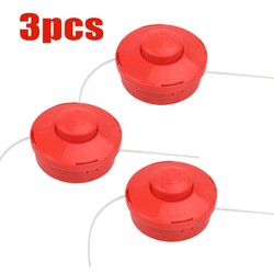 3x Profi Doppelfadenkopf Fadenspule mit Tippautomatik Motorsense Rasentrimmer