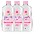 3x Johnsons & Johnsons Baby Öl Mild Ohne Farb- und Konservierungsstoffe je 500ml