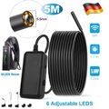 5M USB Wifi Endoskop Inspektion Kamera 6/8LED Endoscope für iPhone Android Handy