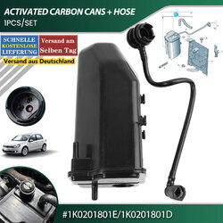 Aktivkohlebehälter Behälter Verdunstung Schlauch Für VW Jetta Golf V 1K0201801E.