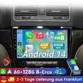 4+64GB 8-Kern Android 14 SWC DAB+ Für Skoda Yeti 2008-2013 Autoradio GPS Navi