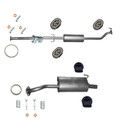 Komplett Auspuff +Anbausatz für Honda CR-V RE_  2.0 i  2.4 i VTEC NEU