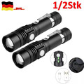 Superhelle Taschenlampe CREE LED 80000LM USB wiederaufladbare Fackel Batterie