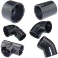 PVC Solarfittings schwarz UV-beständig