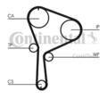 Continental Ctam CT1064WP2 Wasserpumpe + Zahnriemensatz für Renault Suzuki