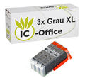 3 ink cartridges CLI-551 XL grey CANON PIXMA MG6450 MG5450 MG6350 MX725 MX925