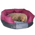 Hundebett TB5049L rot Hundekorb Hundekissen Hundesofa Tierbett Schlafplatz 