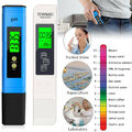 PH Messgerät,PH Wert Messgerät, TDS Messgerät und EC Temperaturmessgerät mit LCD