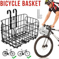 Faltbar Fahrradkorb Vorne Korb Körbchen Metallkörbe Halter Hängender Lenkerkorb