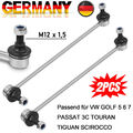 2x KOPPELSTANGE PENDELSTÜTZE STABI VORNE passend für VW GOLF PASSAT 3C TOURAN DE