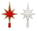 Weihnachts-Baumspitze Stern 19cm Tannenbaumspitze Christbaumspitze Baumschmuck