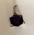Pierre Lang Anhänger Silber violett *** Topzustand ***