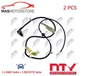 ABS SENSOR DREHZAHLFÜHLER PAAR HINTEN NTY HCA-SU-003 2PCS V FÜR OPEL AGILA