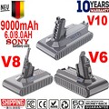 9000mAh Akku Für Dyson V6 V8 V10 21.6V Ersatzakku SV10 Absolute Staubsauger 2024