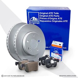 ATE Bremsscheiben Beläge vorne für VW Golf 4 AUDI A3 8L SKODA Octavia SEAT Leon