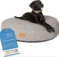 FREUDENTIER® Hundebett XL 100cm rund - Memory Foam Orthopädisch Grau