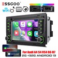 2+32G Carplay Autoradio Android 13 für Audi A4 02-07 S4 RS4 B6 B7 GPS NAV RDS FM