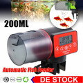 200ML Aquarium Automatische Fischfutterautomat Auto Digital LCD Fütterung Timer