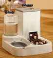Hunde Wasser- und Futterspender Futterautomat Wasserspender Katzen Futterstation