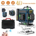 360°16 Line Laser Level 4D Kreuzlinienlaser Selbstnivellierend Grad Wasserwaage