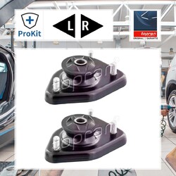 2x ORIGINAL® Topran Federbeinstützlager Hinten, Links, Rechts für BMW X3