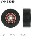 SKF VKM 31025 Spannrolle, Keilrippenriemen für SEAT SKODA VW