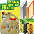 MANN INSPEKTIONSPAKET+CASTROL 5W-30 MOTORÖL passend für VW CRAFTER 30-50 2.0 TDI