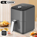 4L Heissluftfritteuse Air fryer Backofen Heißluft Fritteuse 1200W für 5 Personen