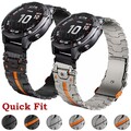 Edelstahl Metall Armband Quickfit Für Garmin Fenix 8 51mm 7X 7 6X 6 Pro 5X Plus