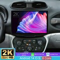 13.1" 4G+64G Android 14 Autoradio GPS NAV RDS DSP FM Für Jeep Renegade 2015-2020