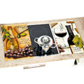 Kesper Herd Abdeckplatte Schneidebrett Glas 2er Set 52 x 30 x 0,5 cm 36537