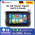 6+128G DAB+ Für VW Golf 5 6 Bora EOS Jetta T5 Autoradio Android 13 GPS Carplay