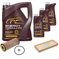 FEBI Inspektionspaket 8L MANNOL Energy Formula PD 5W-40 für Mercedes-Benz