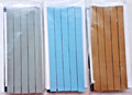 30 x Magnetleisten für Memo Board, neu, beschriftbar, teilbar a 15 Lettern.