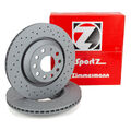Zimmermann SPORT Bremsscheiben für AUDI S3 3.2 V6 VW GOLF 5 6 7 GTI / R hinten
