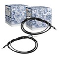 2X VAICO HANDBREMSSEILE SEILZUG BREMSSEIL HINTEN MITTE passend für OPEL ASTRA 